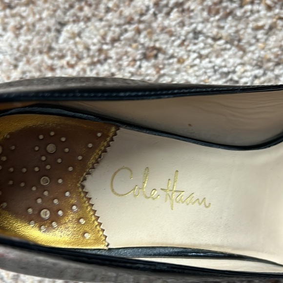 Cole Haan patent leather black Nike air heels - Picture 2 of 4